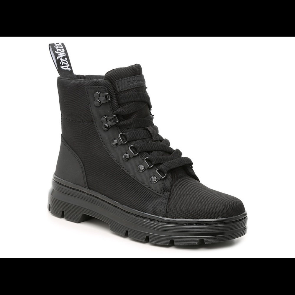 Dr Martens Black High Ankle Combat Platform Boots